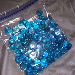 Blue Glass Marbles